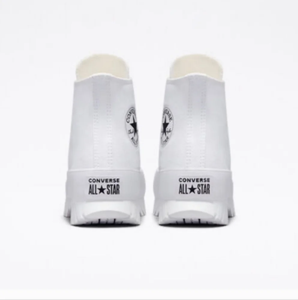 CONVERSE CHUCK TAYLOR ALL STAR LUGGED CANVAS 2.0 WHITE HI-TOP SNEAKERS s… - Picture 9 of 17